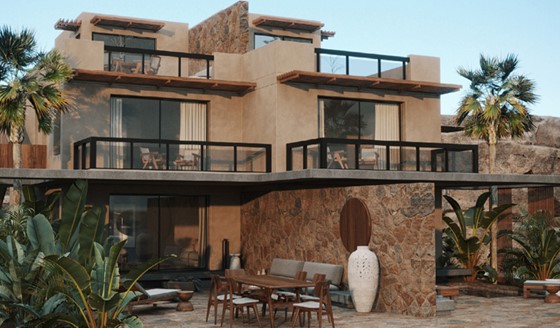 2BR Chalet with partial Sea view - Mesca